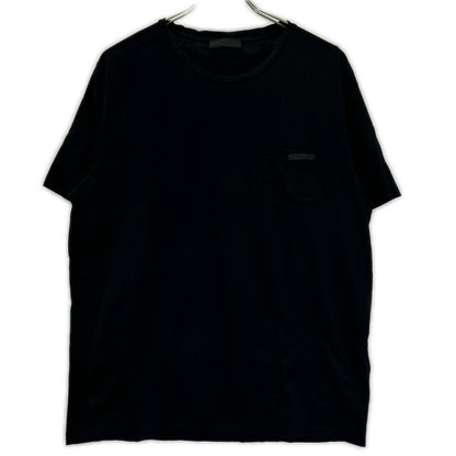 PRADA Logo Patch Pocket T-Shirt Black Size XXL