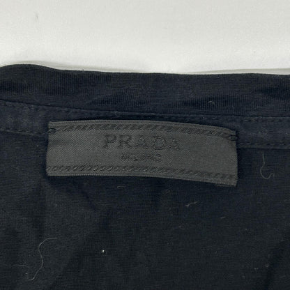 PRADA Logo Patch Pocket T-Shirt Black Size XXL