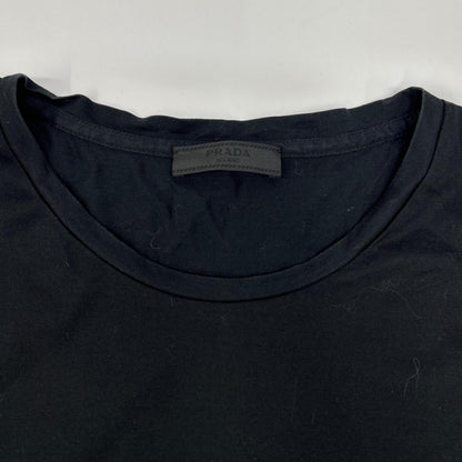PRADA Logo Patch Pocket T-Shirt Black Size XXL