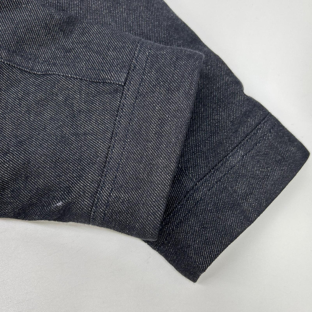 Falconeri Cashmere Lined Denim Down Jacket Blue Size 46