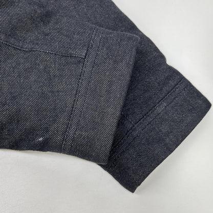 Falconeri Cashmere Lined Denim Down Jacket Blue Size 46