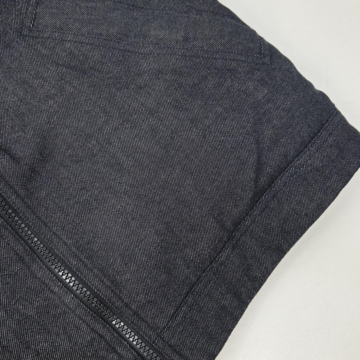 Falconeri Cashmere Lined Denim Down Jacket Blue Size 46
