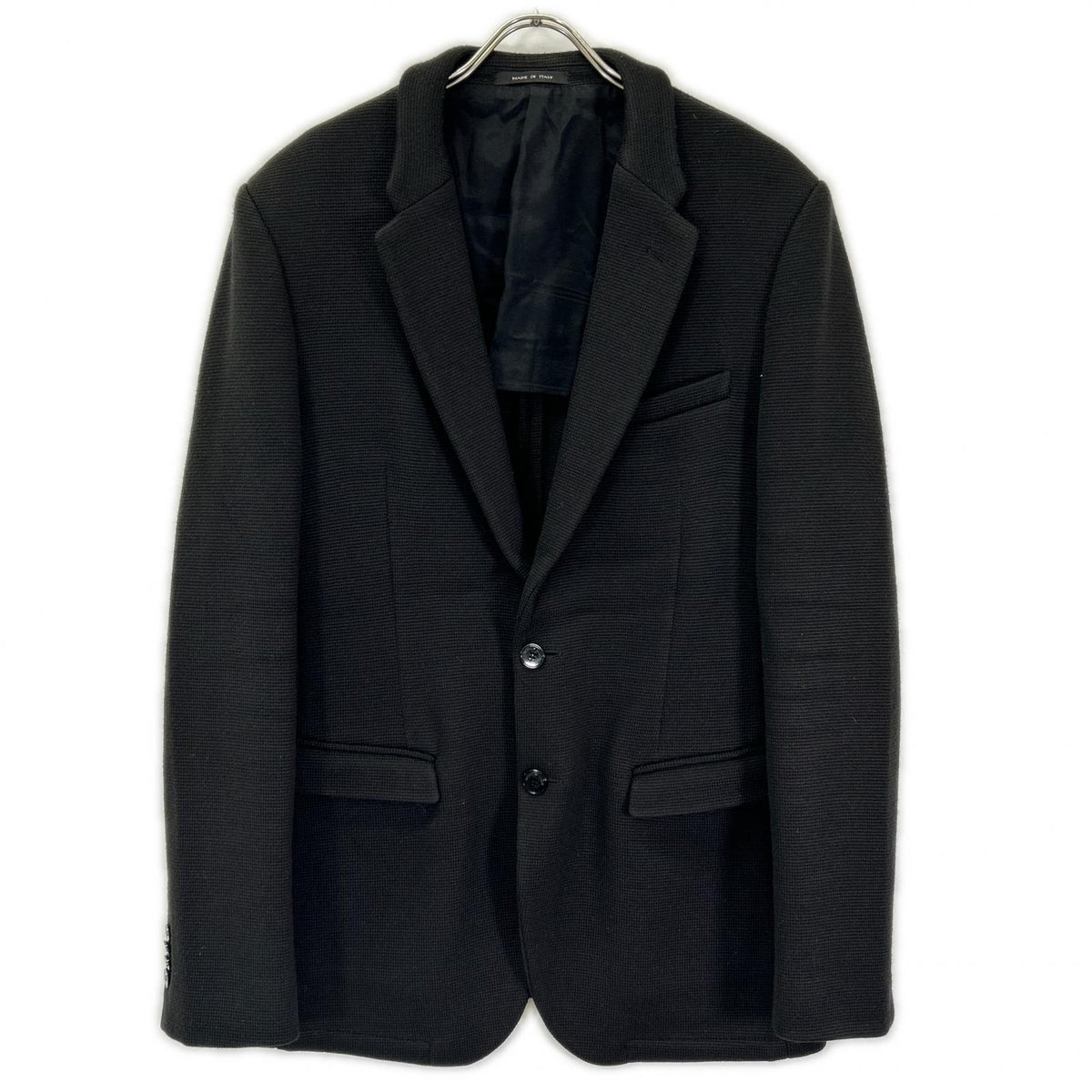EMPORIOARMANI 11AW Johnny Line Knit Blazer Black Size 40R