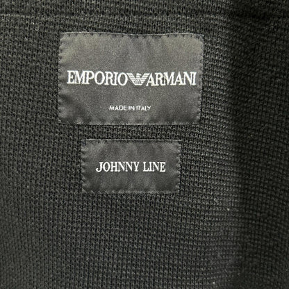 EMPORIOARMANI 11AW Johnny Line Knit Blazer Black Size 40R