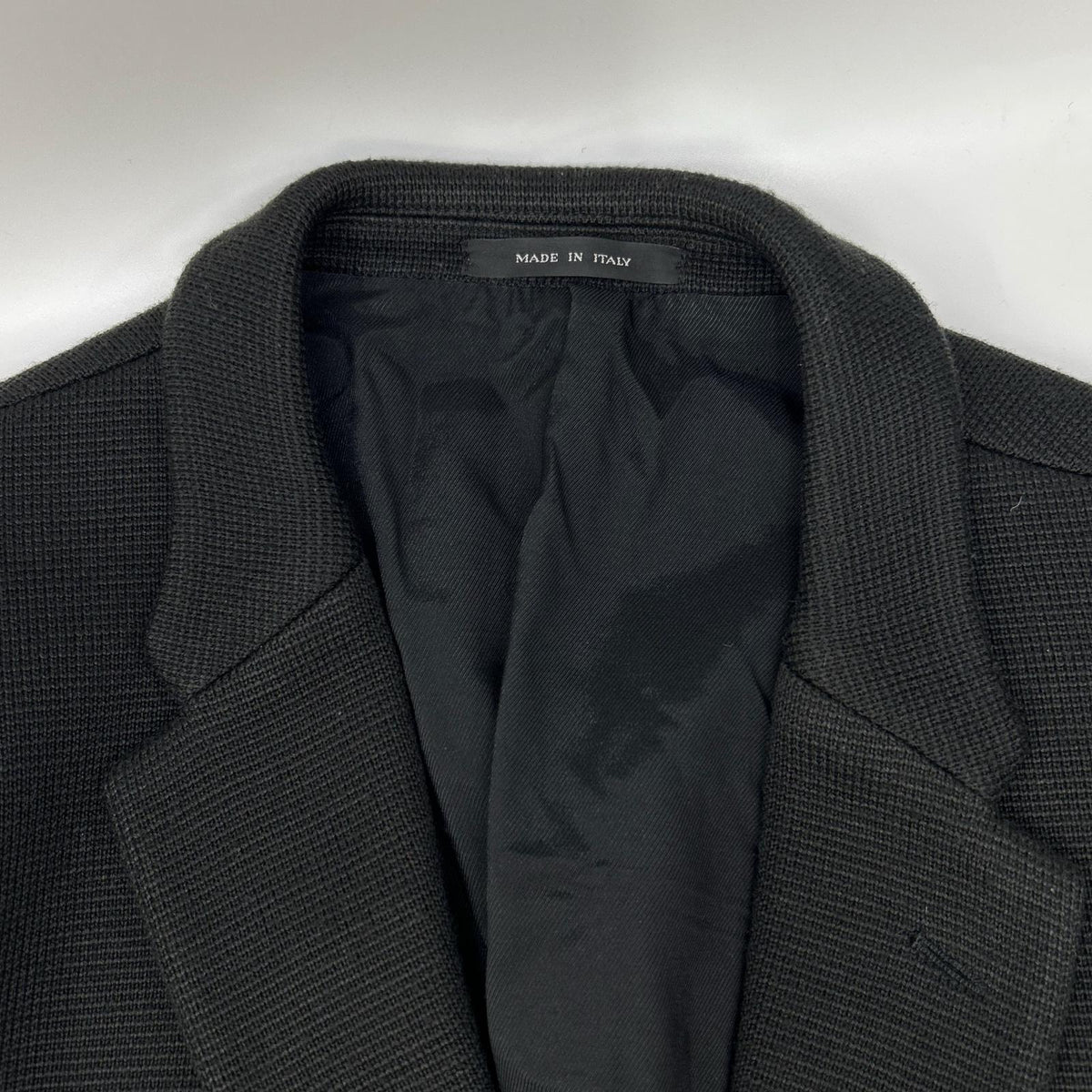 EMPORIOARMANI 11AW Johnny Line Knit Blazer Black Size 40R