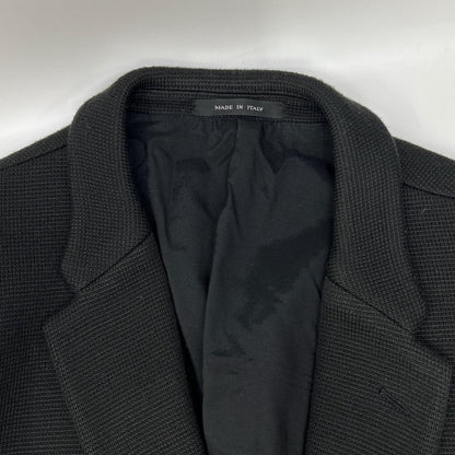EMPORIOARMANI 11AW Johnny Line Knit Blazer Black Size 40R