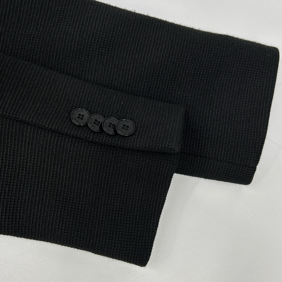 EMPORIOARMANI 11AW Johnny Line Knit Blazer Black Size 40R