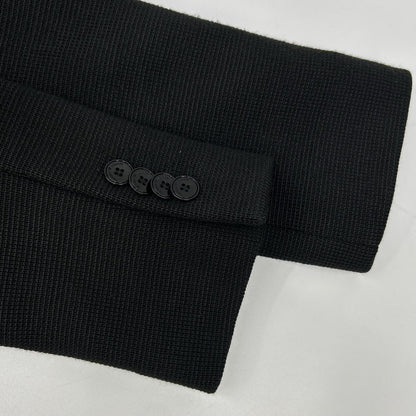 EMPORIOARMANI 11AW Johnny Line Knit Blazer Black Size 40R