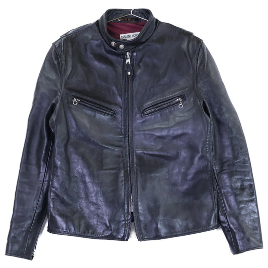 Schott 641XXH Horsehide Single Rider Jacket Black Size 38