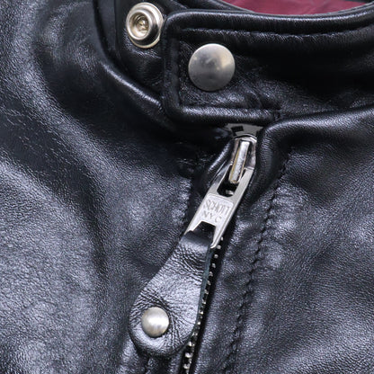 Schott 641XXH Horsehide Single Rider Jacket Black Size 38