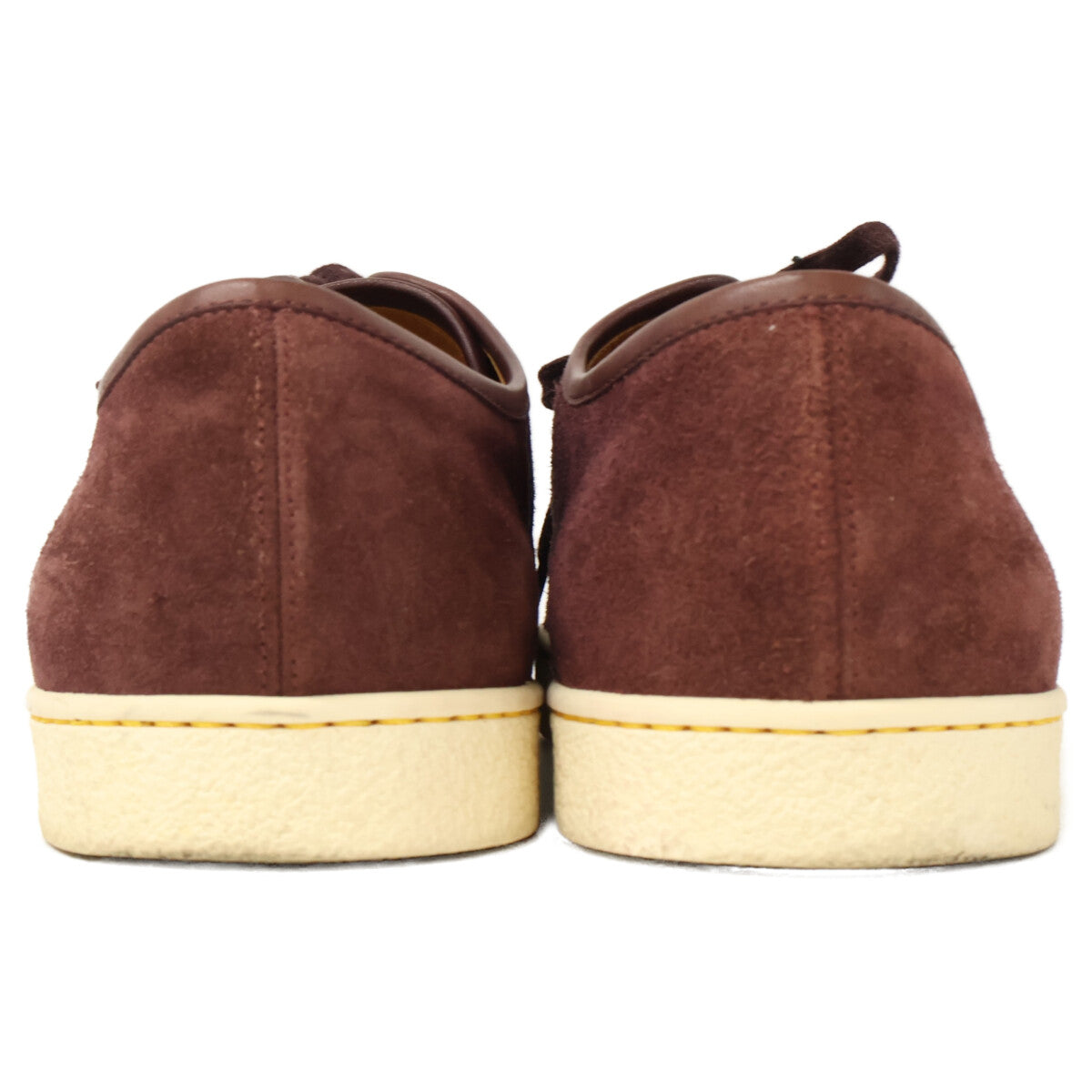 JOHNLOBB Levah Suede Leather Sneakers Bordeaux Size 6