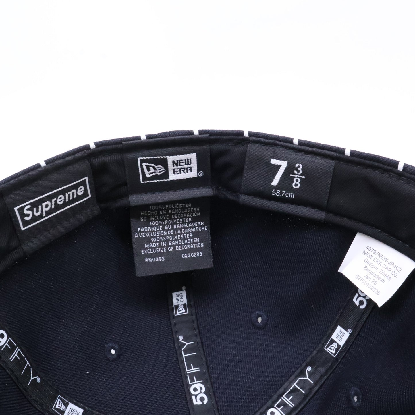 Supreme SS26 Devil S Logo New Era Cap Black Size 58.7CM