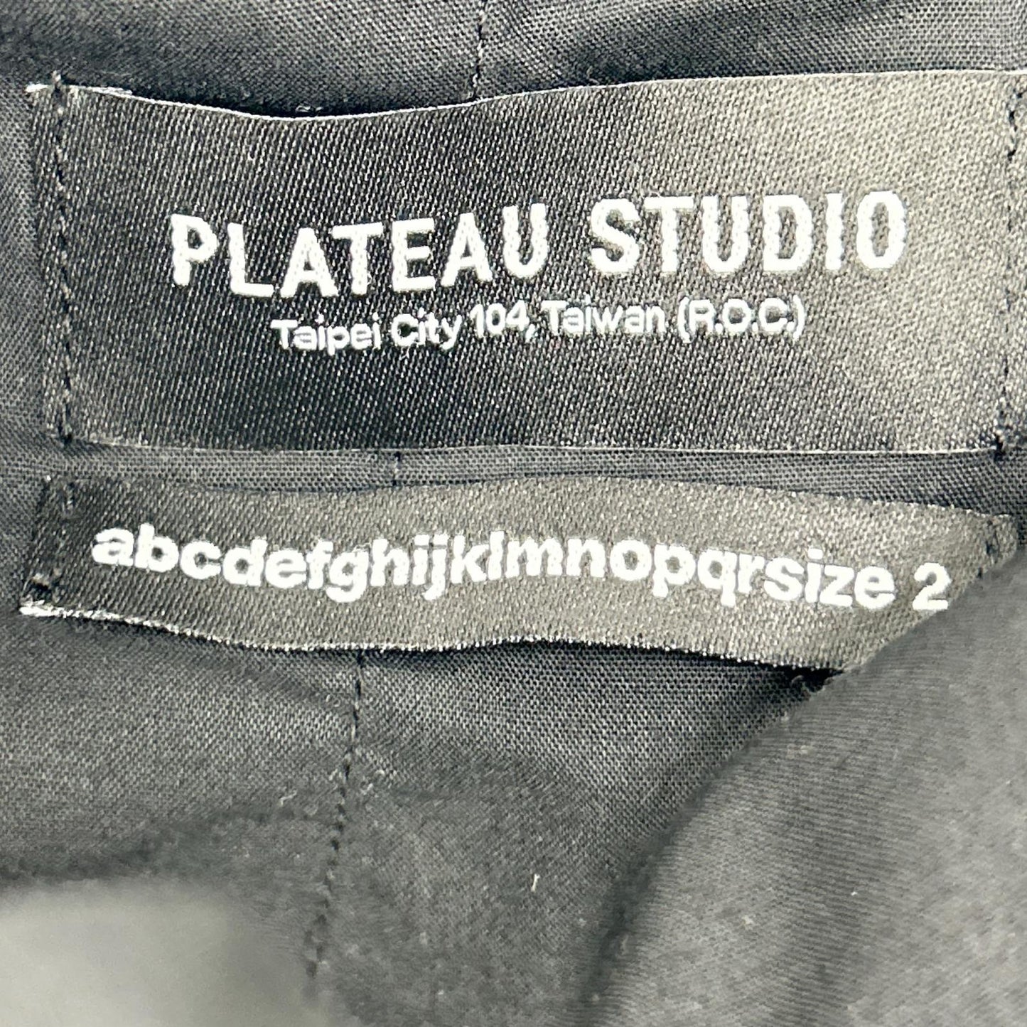 PLATEAU STUDIO Cotton Lace-Up Flare Pants Black Size 2