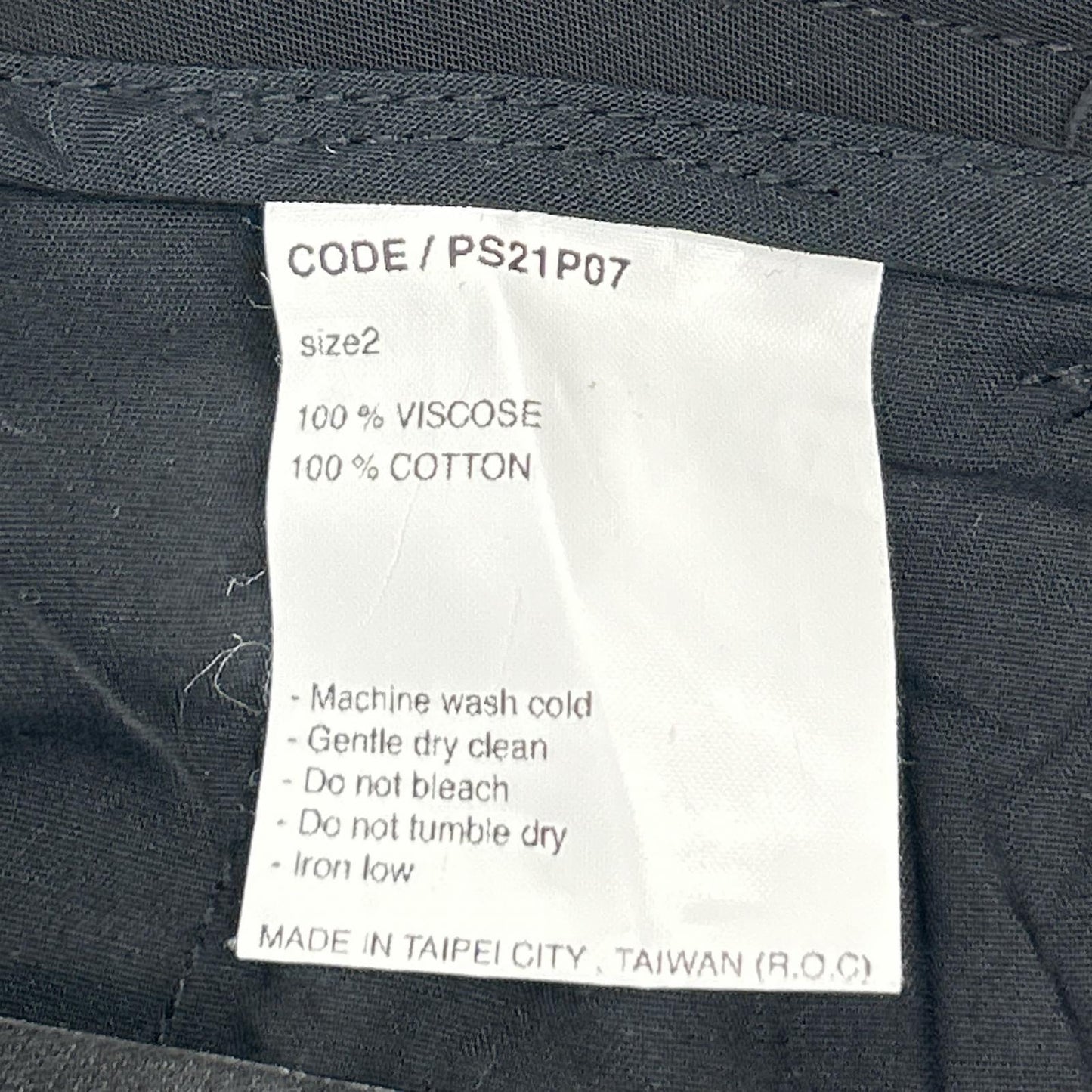 PLATEAU STUDIO Cotton Lace-Up Flare Pants Black Size 2