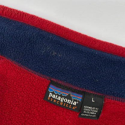 Patagonia Synchilla Fleece Vest Red Size L