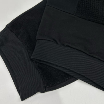 VALENTINO Black VLTN Logo Patchwork Sweatpants Size L