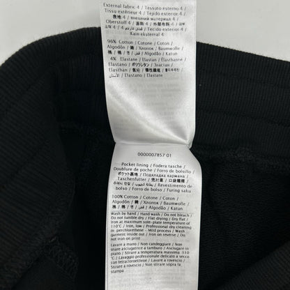 VALENTINO Black VLTN Logo Patchwork Sweatpants Size L