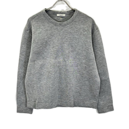 VALENTINO Gray Studs V-Gusset Sweatshirt