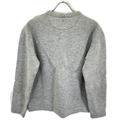 VALENTINO Gray Studs V-Gusset Sweatshirt