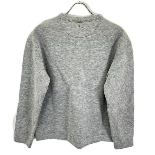VALENTINO Gray Studs V-Gusset Sweatshirt