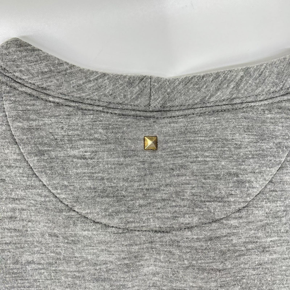 VALENTINO Gray Studs V-Gusset Sweatshirt