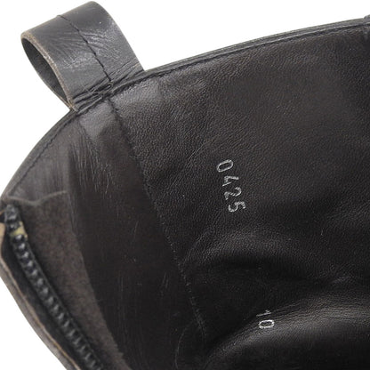 Sergio Rossi Leather Belt Jodhpur Boots Black Size 10