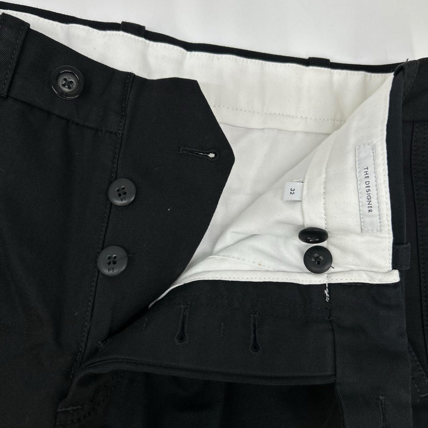 PT TORINO Black ReWorked Cargo Pants H2166 Size 32
