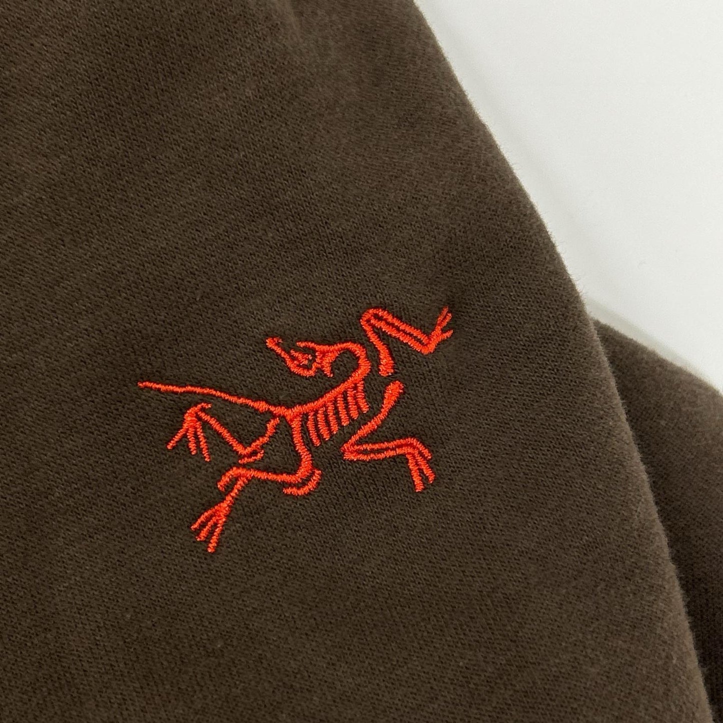 ARC'TERYX Brown EMBLEM FLEECE HOODY Size L
