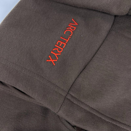 ARC'TERYX Brown EMBLEM FLEECE HOODY Size L