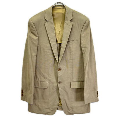 LOUIS VUITTON Beige Cotton 2-Button Blazer
