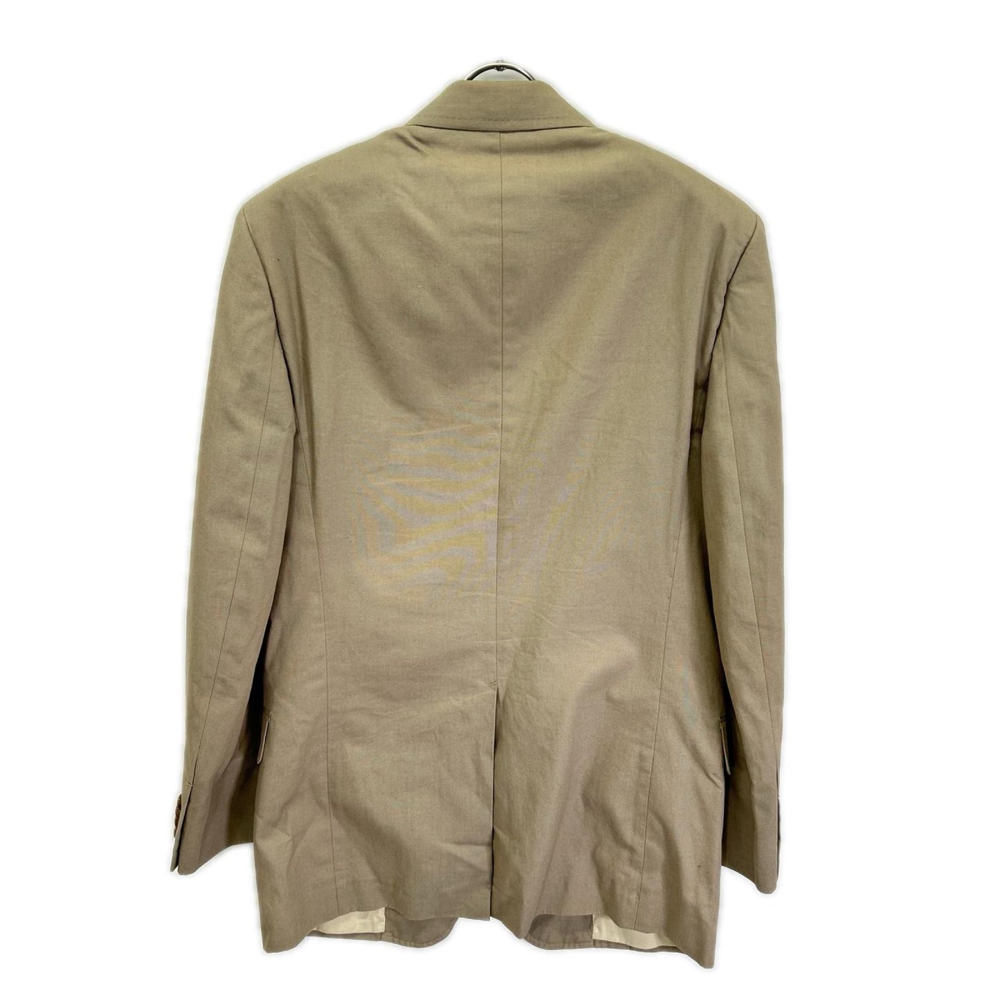 LOUIS VUITTON Beige Cotton 2-Button Blazer