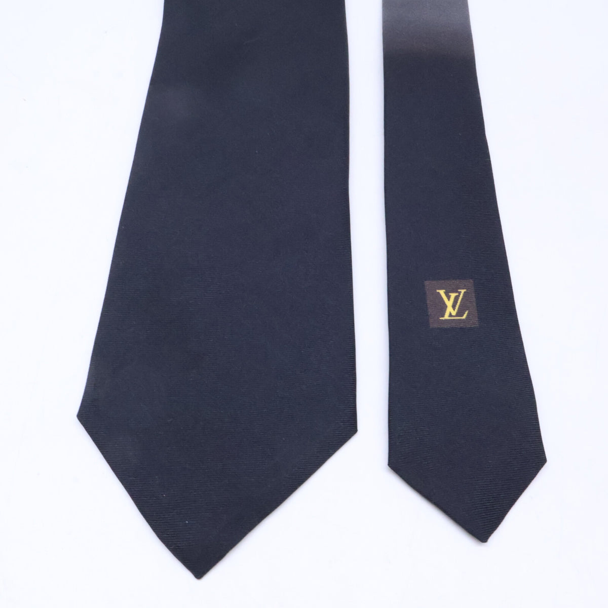 LOUIS VUITTON Tie-Dye Silk Tie Black/Gray Size ONE SIZE