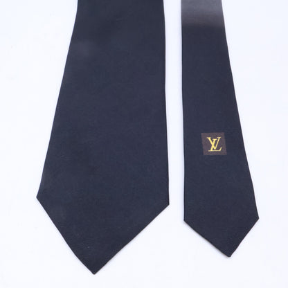 LOUIS VUITTON Tie-Dye Silk Tie Black/Gray Size ONE SIZE