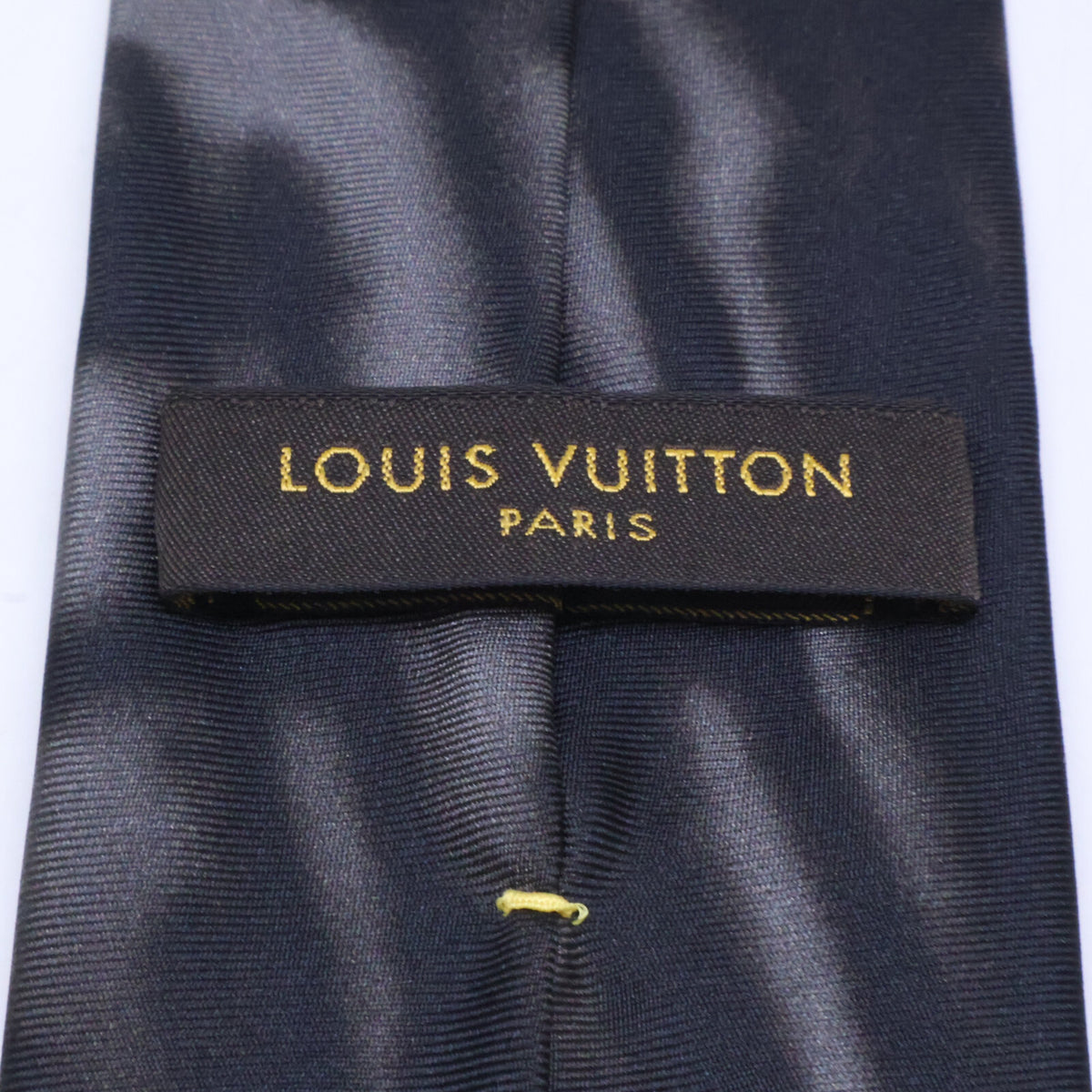 LOUIS VUITTON Tie-Dye Silk Tie Black/Gray Size ONE SIZE