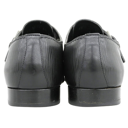 LOUIS VUITTON Epi Leather Monk Strap Shoes Black Sneakers Size 6 1/2