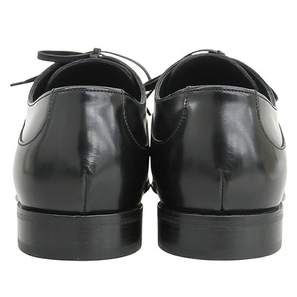 DOLCE&GABBANA Leather Plain Toe Sneakers Black Size 6