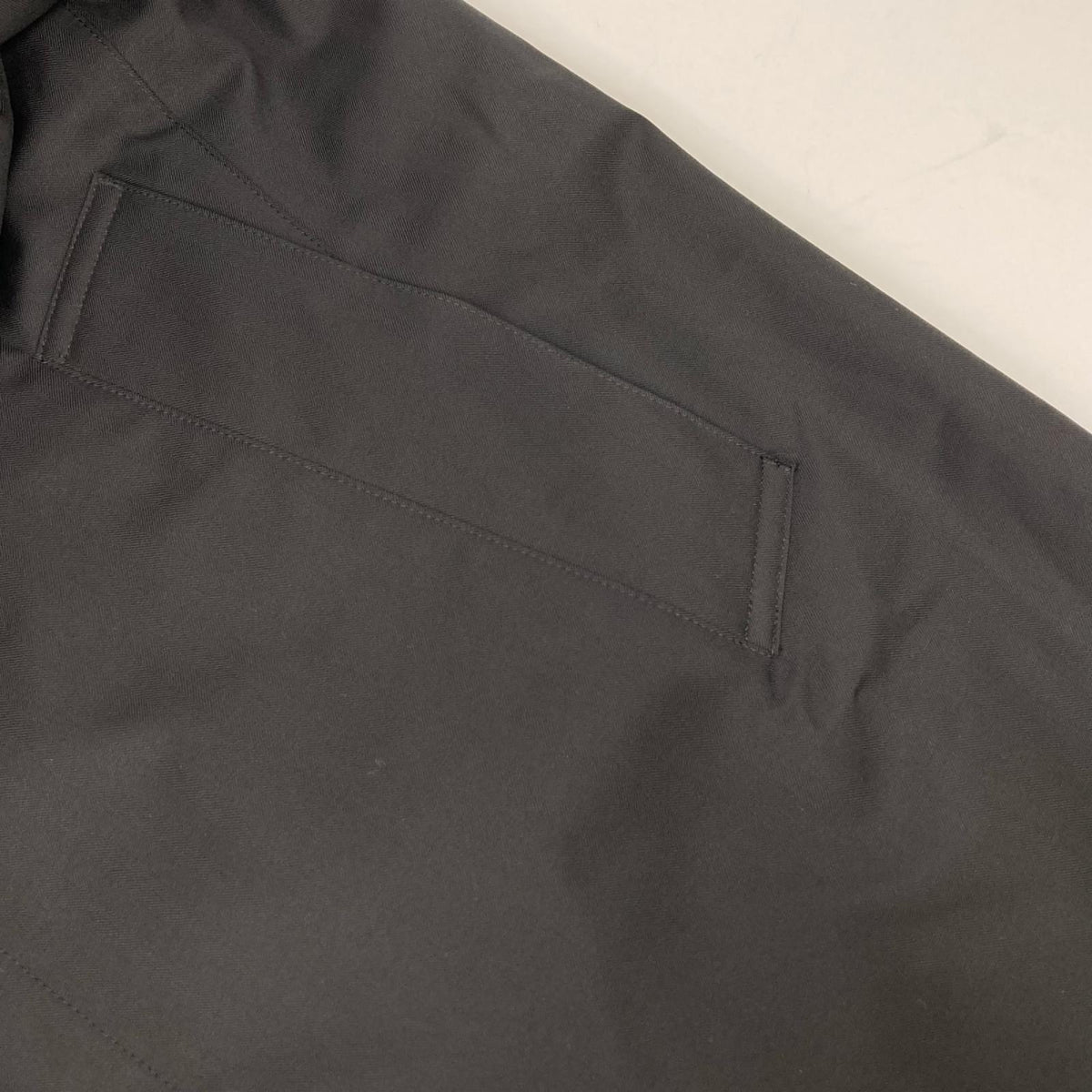 gotairiku Black Herringbone Down Liner Coat
