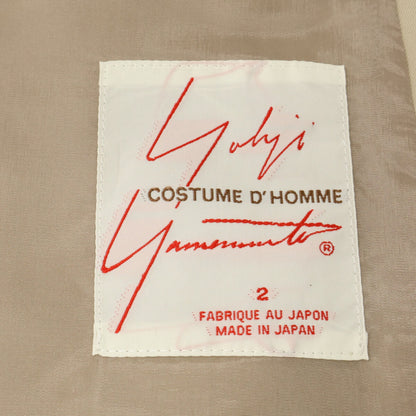 YOHJI YAMAMOTO COSTUME D 99AW Red Tag Balmacaan Coat Size 2
