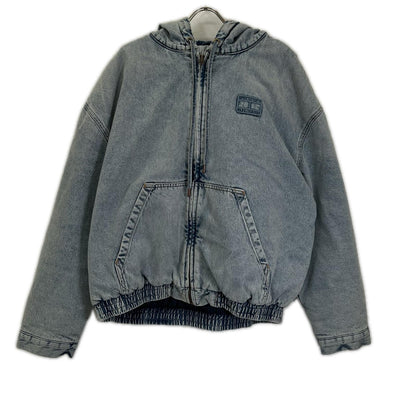 TOMMYHILFIGER Indigo Denim Padded Hooded Jacket Blue Size L