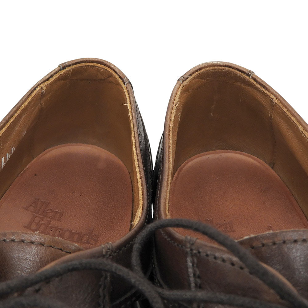 Allen Edmonds Leather U-Tip Brown Sneakers Size 8 1/2D