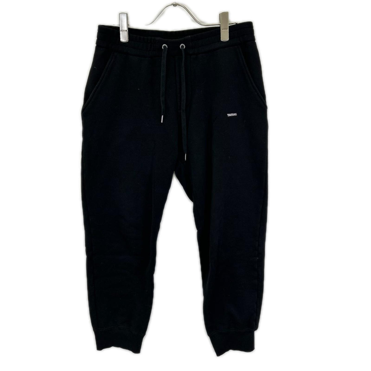 TATRAS 25SS FOLMIDO Cotton Sweatpants Black Sweatshirt