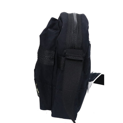 STONE ISLAND Compass Patch Zip Crossbody Shoulder Bag Black
