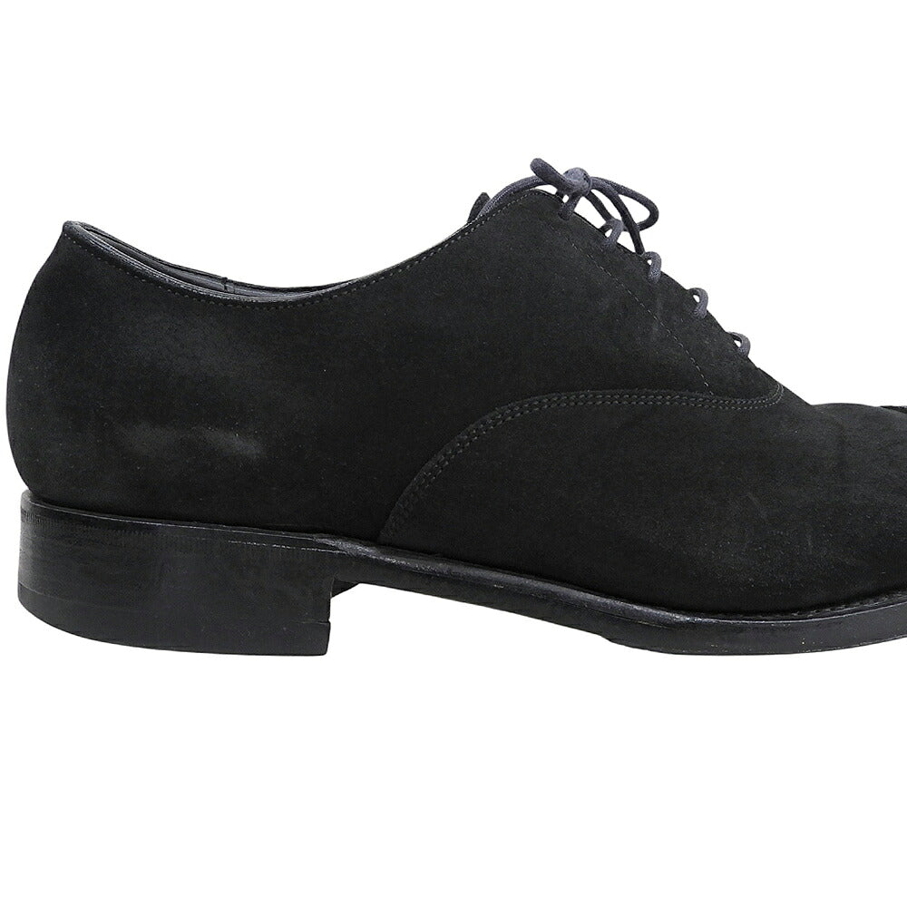 Trading Post Suede Punched Cap Toe Shoes Black Size 7