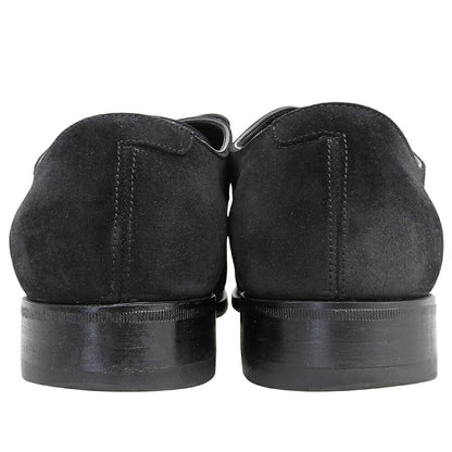 Trading Post Suede Punched Cap Toe Shoes Black Size 7