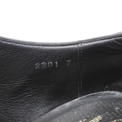 Trading Post Suede Punched Cap Toe Shoes Black Size 7