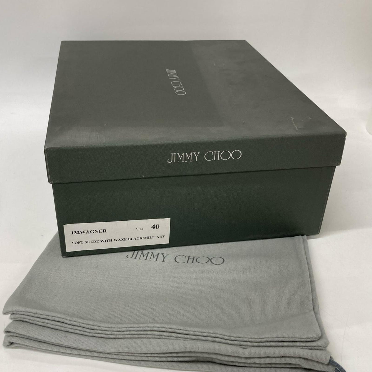 JIMMY CHOO Suede Lace-up Cap Toe Side Boots Size 40 Size EU 40