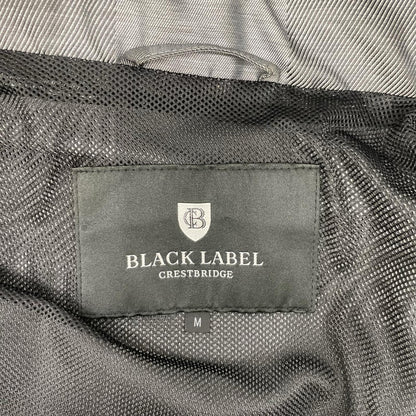 BLACK LABEL CRESTBRIDGE Check Nylon Zip Jacket Gray Size M