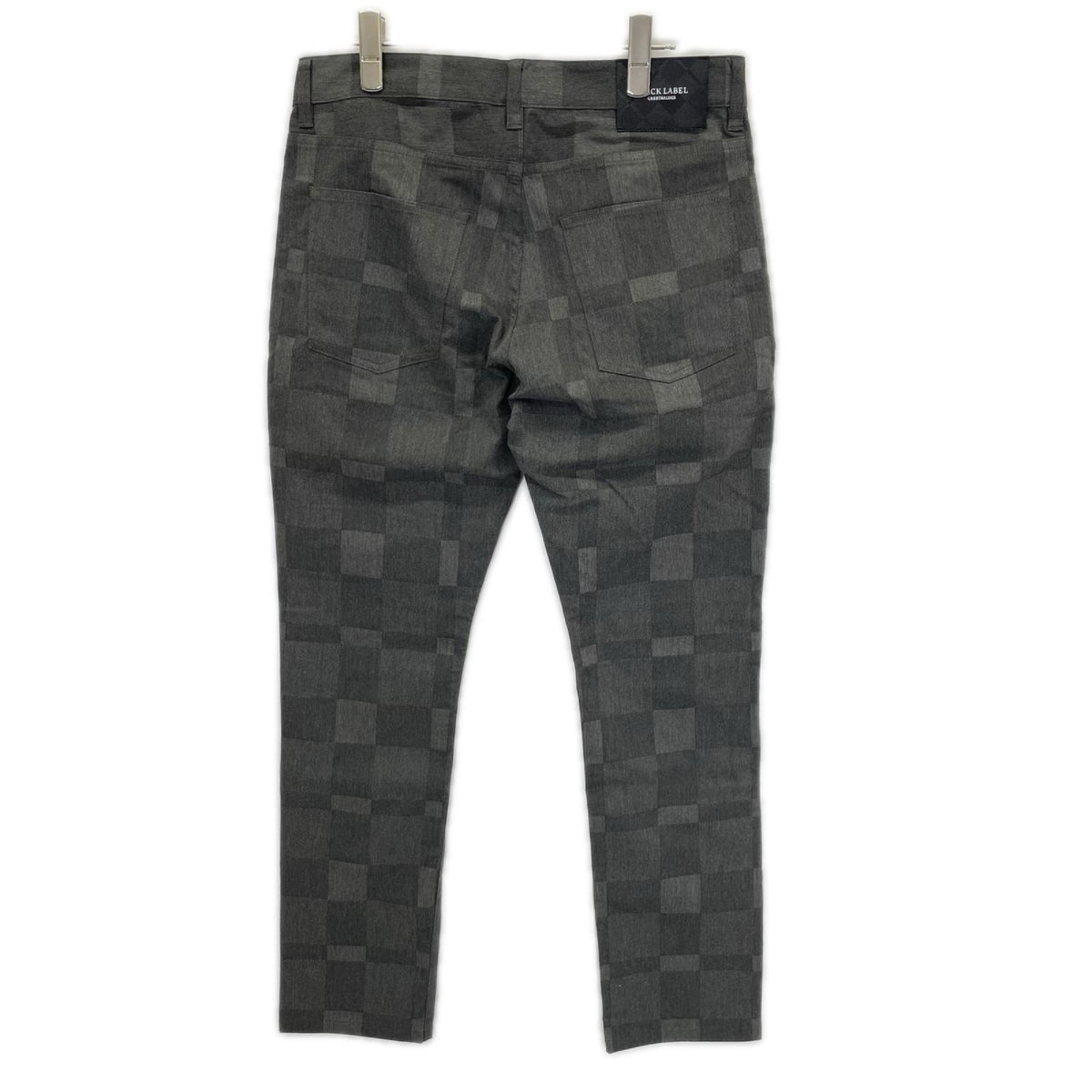 BLACK LABEL CRESTBRIDGE Gray Check Cotton Pants Size M