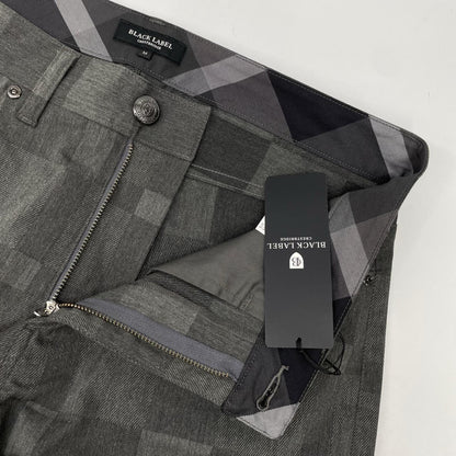 BLACK LABEL CRESTBRIDGE Gray Check Cotton Pants Size M