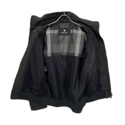 BLACK LABEL CRESTBRIDGE Check Zip Hoodie Jacket Black Size M